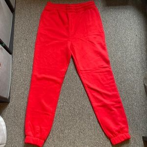 H&M Red sweatpants